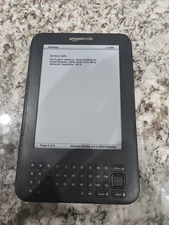 Amazon Kindle Keyboard 4GB, Wi-FI + 3G, 6in eBook Reader - Graphite