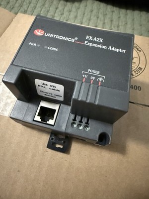 Unitronics Expansion Adapter EX-A2X Module Isolated Power Supply 12/24VDC USED.