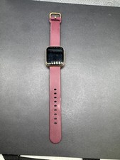iTouch Air 3 Smartwatch Fitness Tracker Rose Gold Case w/ Merlot Strap Untested