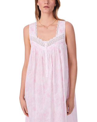New Eileen West Pink Sleeveless 100% COTTON LAWN 50