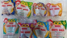 McDonald's Vintage '90s Marvel Happy Meal Toys, 1-8 - Superheroes, Collectibles