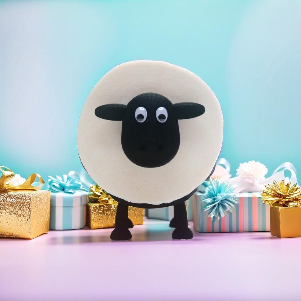 Soporte de papel higiénico oveja | Soporte de rollo de inodoro WC | Soporte de rollo de repuesto