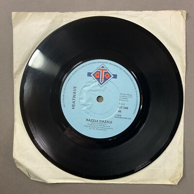 Heatwave, Razzle Dazzle, Birthday, Vinyl Record 7'' Single Record 1979
