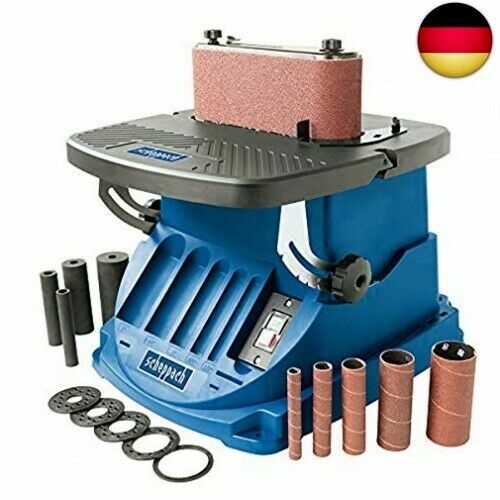 Smerigliatrice Doppia Scheppach SM200L - Disco 200mm Con Luce LED, Motore 0.5CV Per Lavori Di Precisione