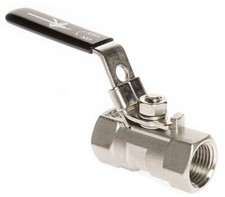  Ships Fast 1/4" NPT Ball Valve 316 Stainless Steel  1-Piece 1000 WOG 1PC RP