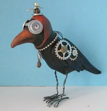 *NEW* Folk Art (Paper) Pattern "Crow Ornament" By Susan Barmore