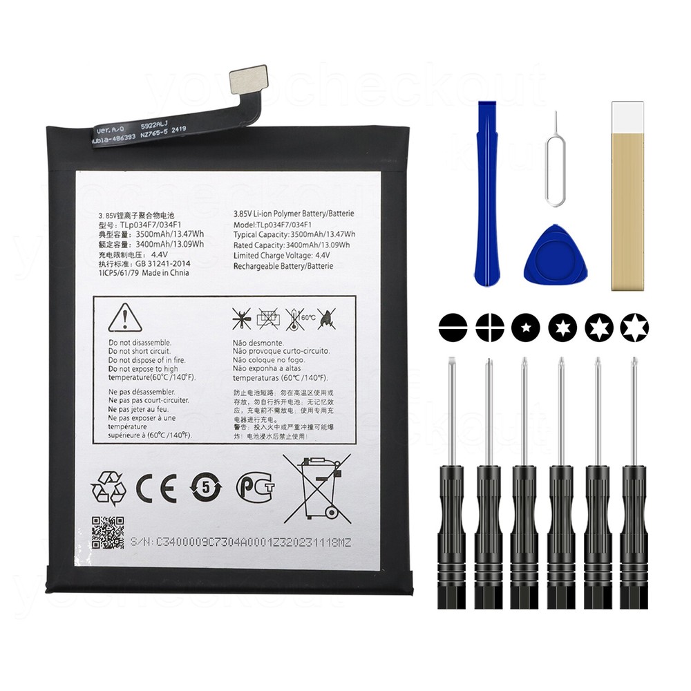 TracFone Total Wireless TCL A2X A508DL Replacement Battery Repair Tool TLp034F7  