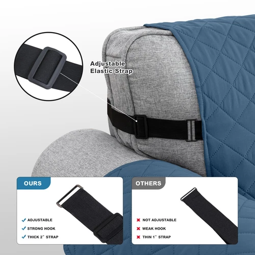 Funda de sofá reclinable para sillón de 1/2/3/plaza ideal funda antideslizante para sofá - Imagen 58 de 111