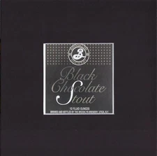 8X8" Matted Print Art Beer Label: Brooklyn Brewery, Black Chocolate Stout