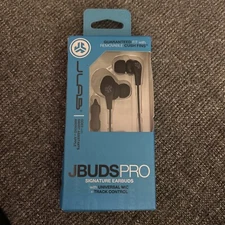 New JLab Signature Earbuds Wired In Ear Headphones - Black Color