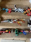 10 x Vintage Lot Of Original- Power Rangers-Guns-swords- Morphers etc by Bandai