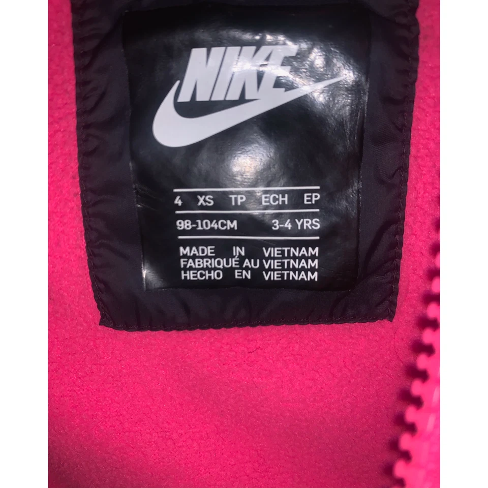 女童耐克冬季抓绒外套 - 尺码 4 (XS) — 第 3/3 张图片