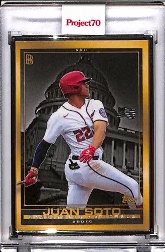 2021 TOPPS PROJECT 70 #811 JUAN SOTO BY BEN BALLER P70 AP SILVER FRAME 51/51