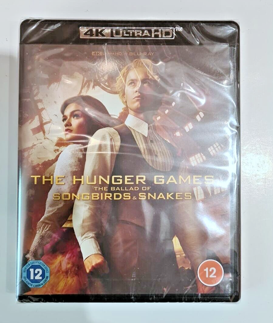 4K UHD BLU-RAY THE HUNGER GAMES THE BALLAD OF SONGBIRDS & SNAKES  BRAND NEW