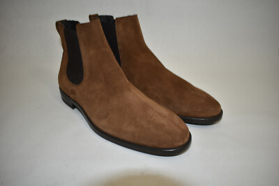 New! To Boot New York Kelley Suede Chelsea Boots Brown Size  display picture 1