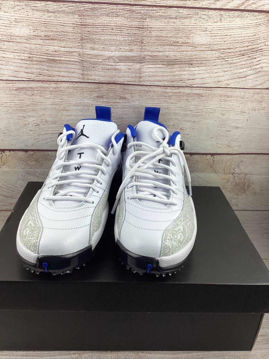 Nike Jordan XII 12 G Golf NRG P22 White Game Royal Blue Nike Jordan XII 12 G Golf NRG P22 White Game Royal Blue
