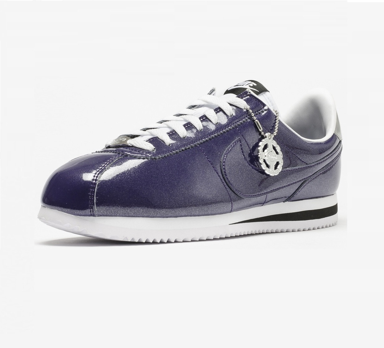 Nike Cortez Basic Premium QS 2016 - ink - Metallic Silver - UK 11 (EU 46) US 12 image 2