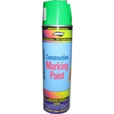 Aervoe 248 Fluorescent Green Construction Marking Paint 17 oz. Can