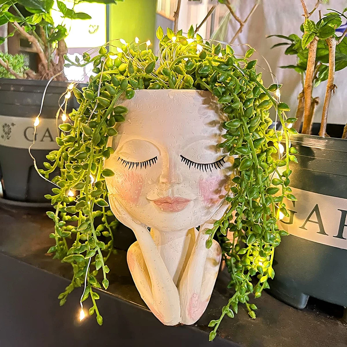 Solar sale flower pots
