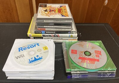 Lot Of 40 Japan Europe Import Games Sony PlayStation PS2 Wii Xbox 360 -US Seller