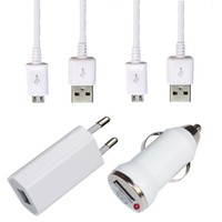 4In1 LadegeräT Kfz Ladekabel Datenkabel Adapter Sony Xperia Z Z1 Z2 Z3 Compact