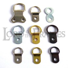 D Rings DRings D-Rings NO SCREWS Framing Hang Picture Frame Photo Canvas Hanging