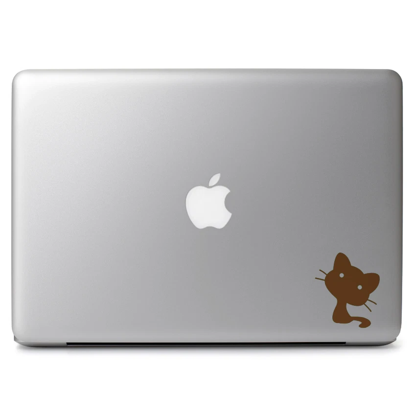 Cute Cat Vinyl Decal Sticker Macbook Trackpad laptop Car Window SUV smartphone - Image 2 of 4