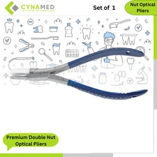 Cynamed Premium Double Nut Optical Pliers Eyeglasses Repairing Plier Hand Tool