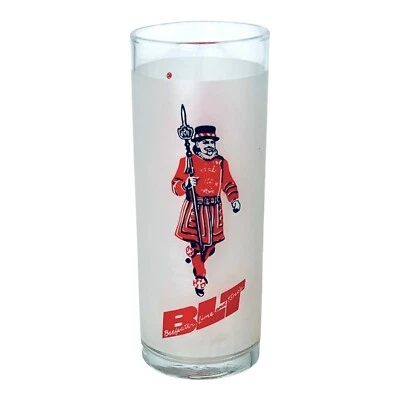 Beefeater Lime and Torie BLT Gin Distillery Libbey Frosted Glass Tumbler NEW - Image 1 of 4