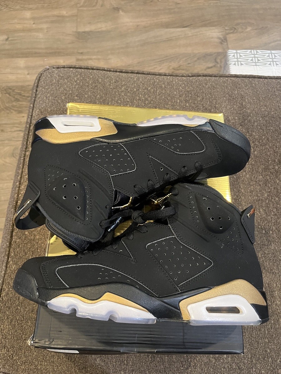 Nike Air Jordan 6 Retro DMP 2020 Men's Size 8.5 Black Gold Nike Air Jordan 6 Retro DMP 2020 Men's Size 8.5 Black Gold