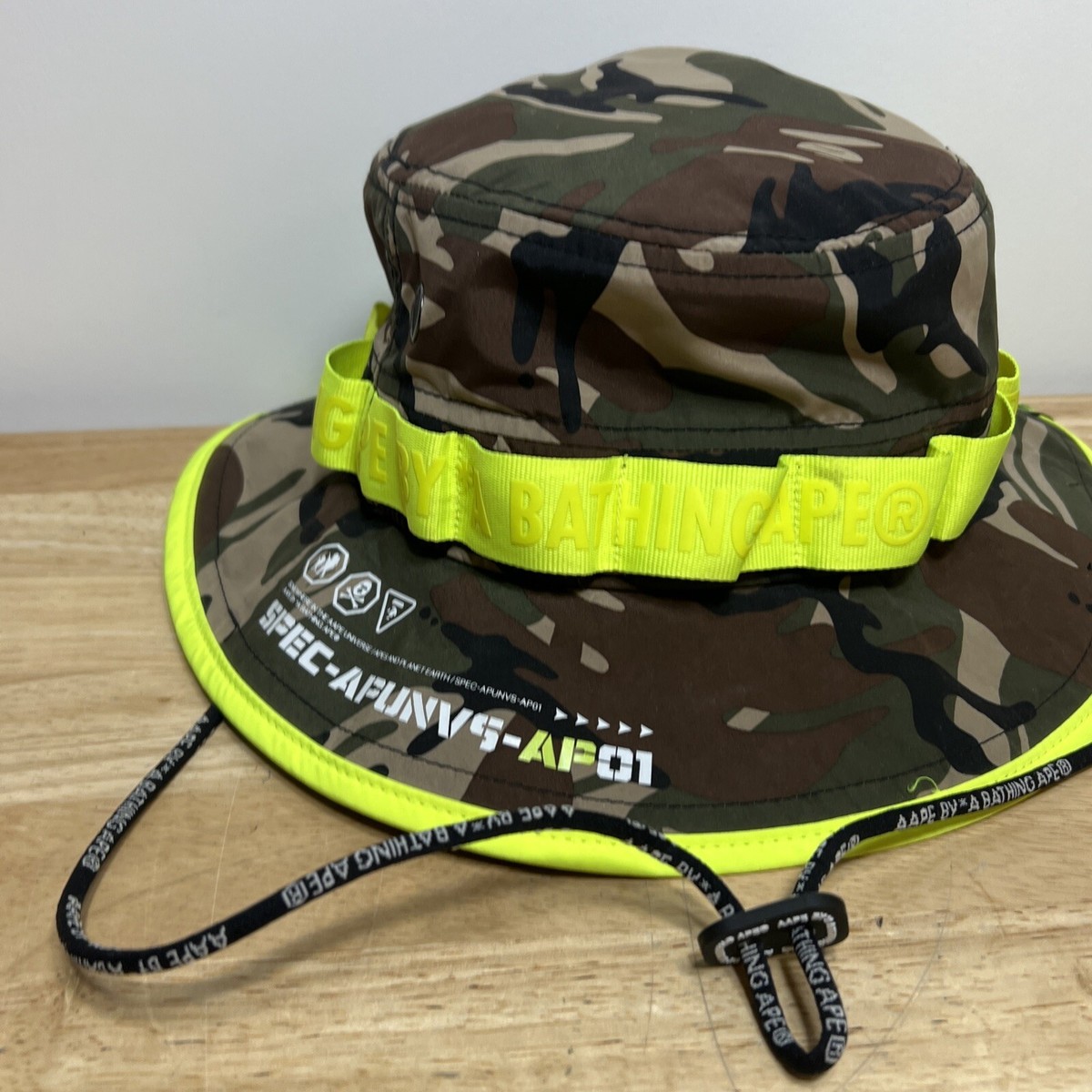 帽子 SAINT MICHAEL AP_BUCKET HAT ST APE CAMO A BATHING APE_ x SAINT Mxxxxxx Bucket Hat _ FASCINATE Osaka