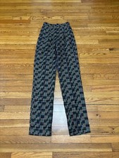 Vtg 80's Reminiscence Womens Wool Dress Pants Size 24 24x34 Retro Disco Party