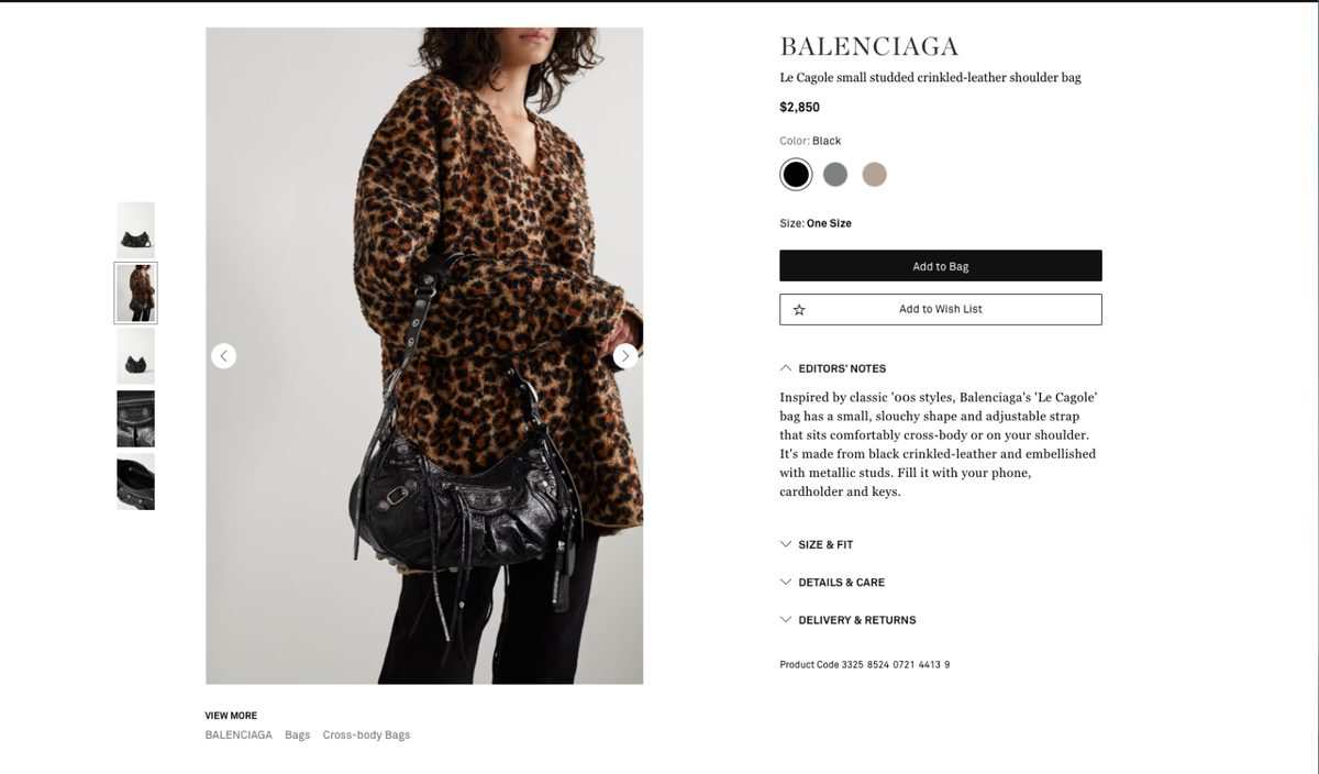 BALENCIAGA Le Cagole small studded crinkled-leather shoulder BALENCIAGA Le Cagole small studded crinkled-leather shoulder