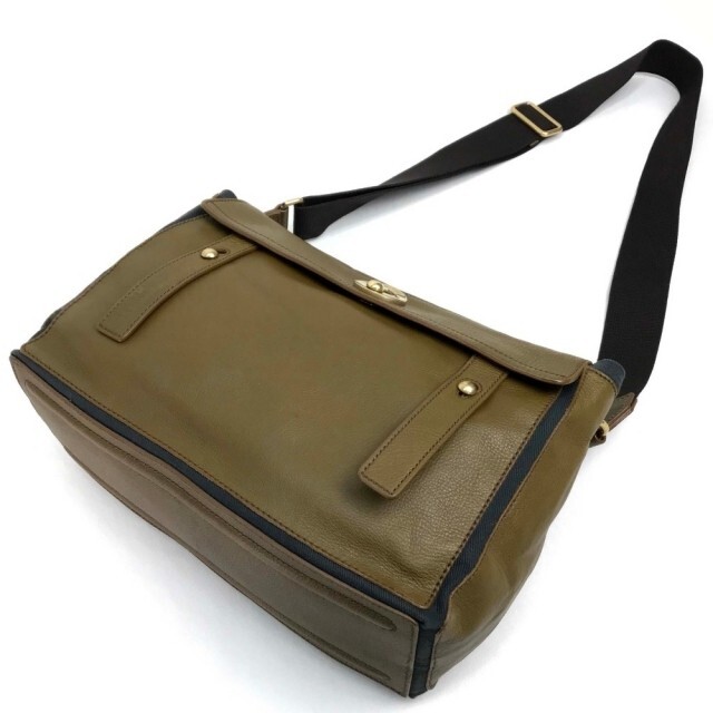 YVES SAINT LAURENT YSL 265707 Borsa a tracolla in pelle marrone prediletta