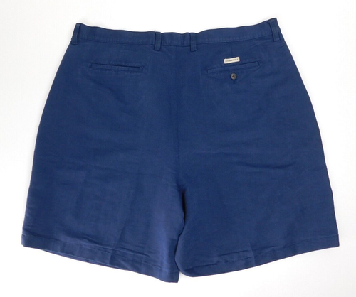 Pantaloncini piatti Chaps Golf da uomo anteriori piatti taglia 42 W blu - Foto 4 di 9