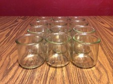 Glass Yoplait Oui Yogurt Jars Pots