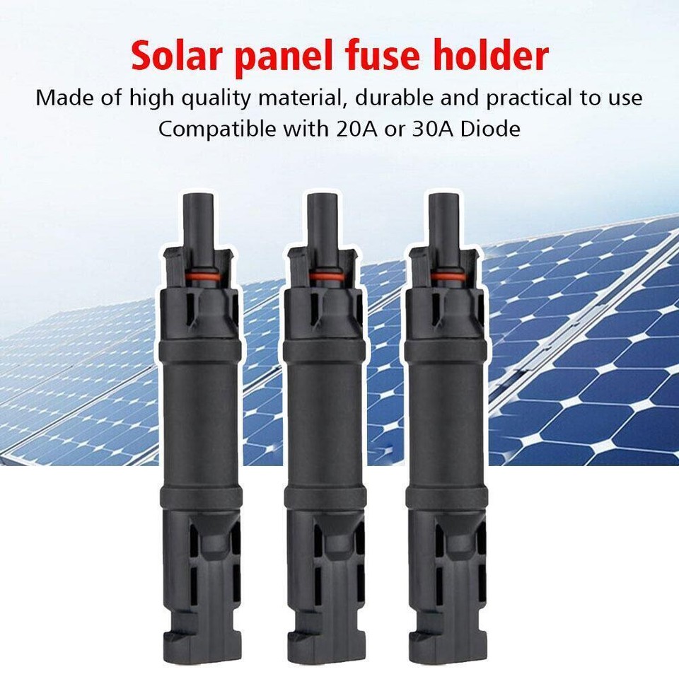 Solar Panel FuseHolder AndFuse 30/20A Waterproof Fuse Inline Hold