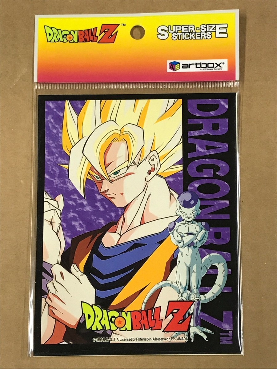 Vintage Sealed 1999 Artbox Dragonball Z Super-Size Stickers Pack