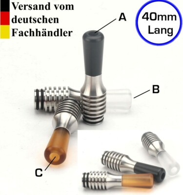 DripTip 510er Mundstück Verdampfer Long 510 MTL Edel Exklusiv