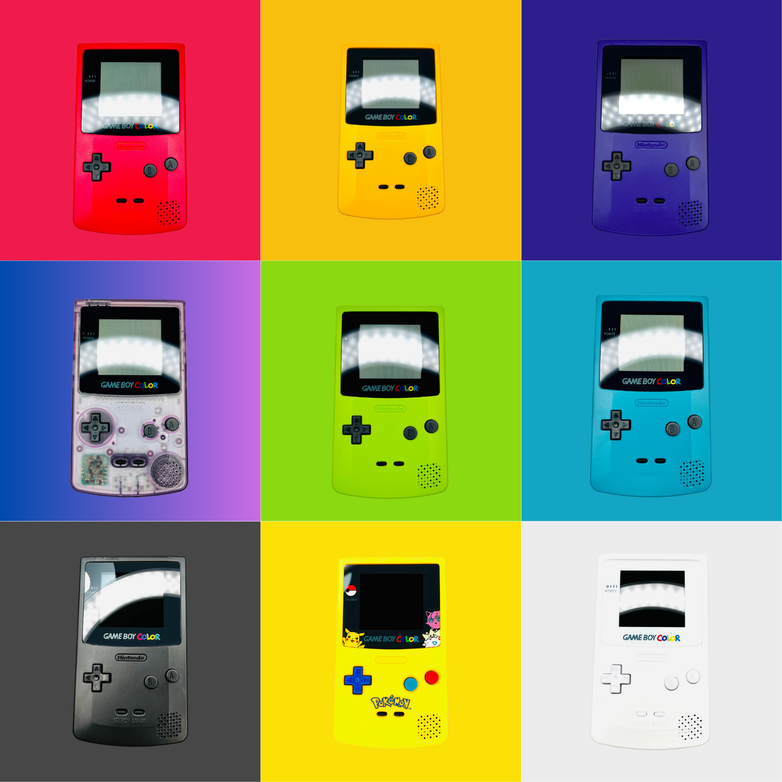 Gameboy Color Handheld Backlit Nintendo GBC Systems Authentic Game Boy Color  Console GBC -  Denmark