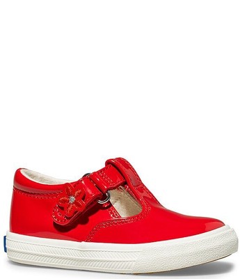 Keds Daphne Girls Red PatentT Strap Mary Jane | eBay