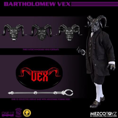 AUTHENTIC Mezco ONE:12 Bartholomew Vex Excl. Ed. Figure CTHULHU WITCH OCCULT NIB - Picture 2 of 24