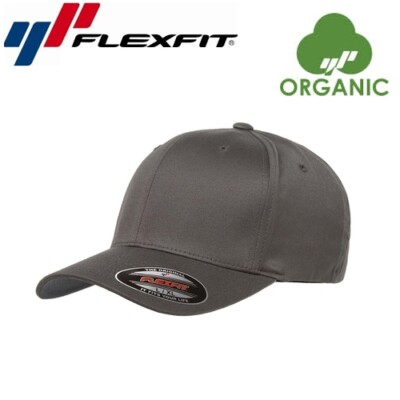 Flexfit Organic Baseball Cap L/XL Dunkelgrau Dunkelgrau