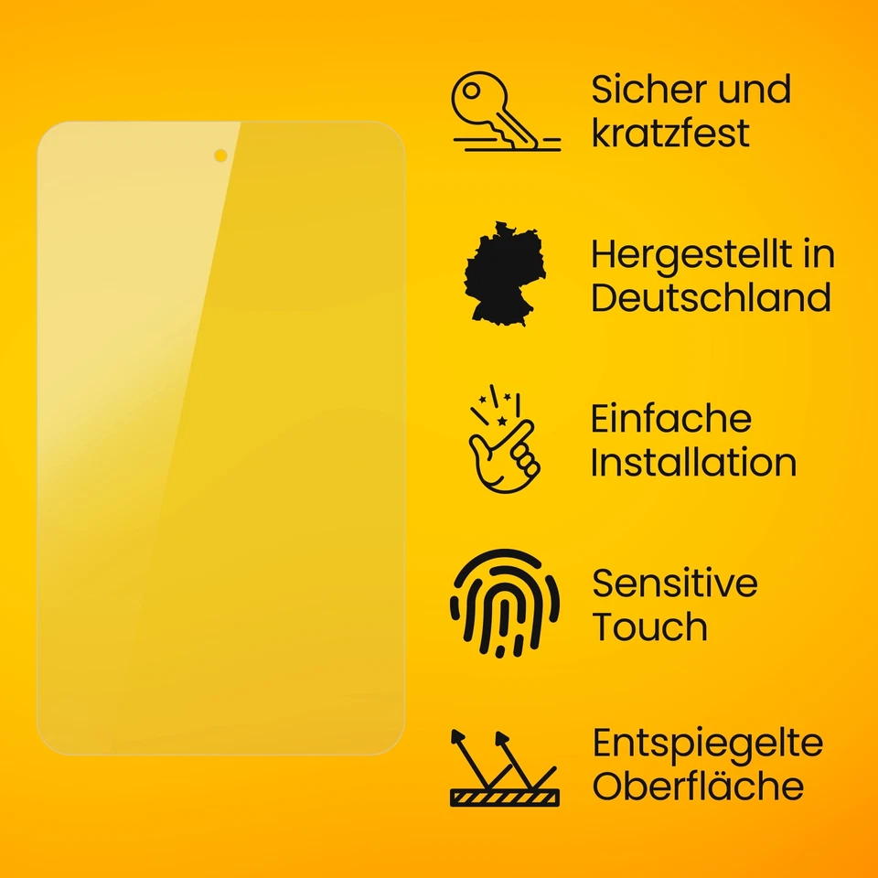 atFoliX 2x Displayfolie für HP Slate 7 Schutzfolie matt&stoßfest Folie - Bild 3 von 4