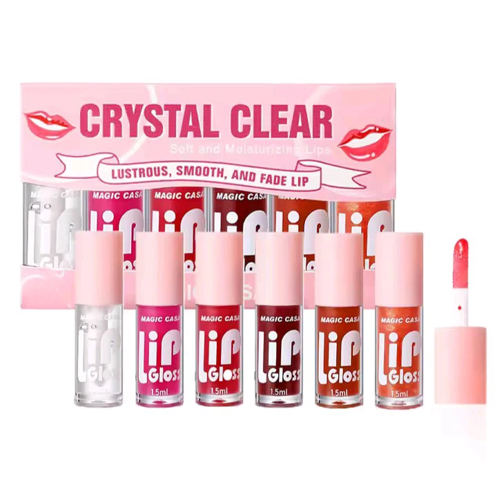 MAGIC CASA 6pcs/set Small Bottle Hydrating Jelly Lip Oil Long-Lasting Moisturize - Image 3 of 4