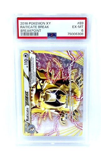 Raticate BREAK graded PSA 6 for sale on eBay