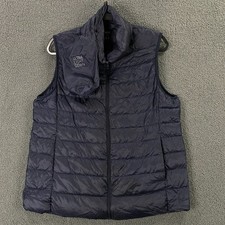 Uniqlo Ultra Light Down Vest Kids XL Puffer Packable Goose Insulated Blue