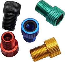 Aluminum Presta to Schrader Converter Car Valve Adapter Bicycle Bike Tube Pum...