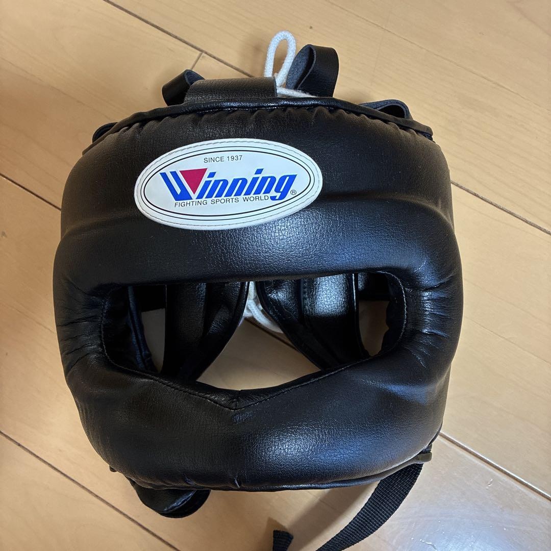 Winning FG-5000 Full Face Boxing Headgear Size L Black