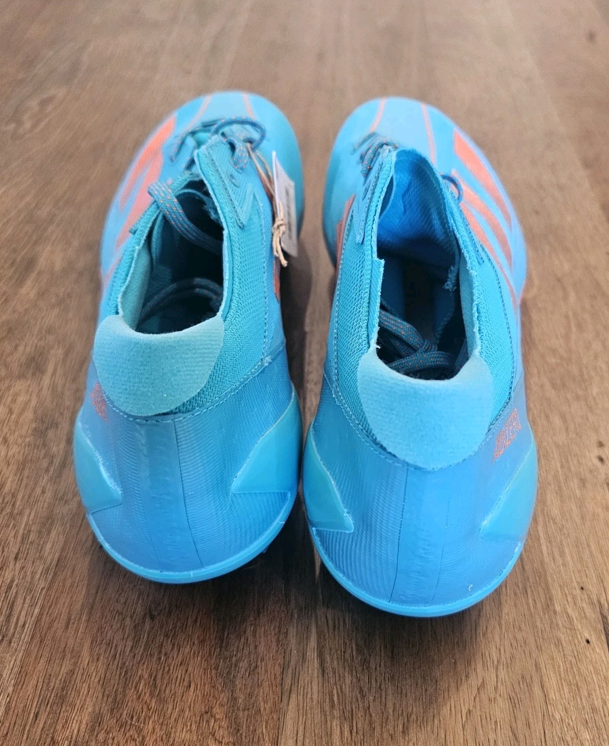 Adidas SM Adizero Electric Miami Dolphins Colorway Team PE Cleats Size 16 IH5032 thumbnail 4